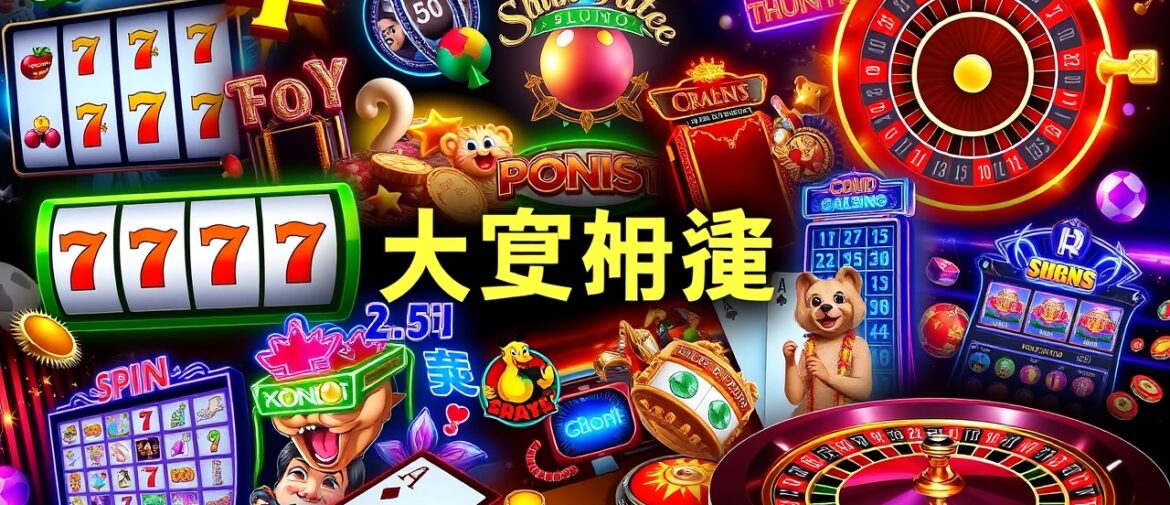 娛樂城電子遊戲：盤點最受歡迎的遊戲類型